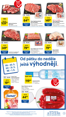 Tesco malé hypermarkety od 28.5. do 3.6.2025