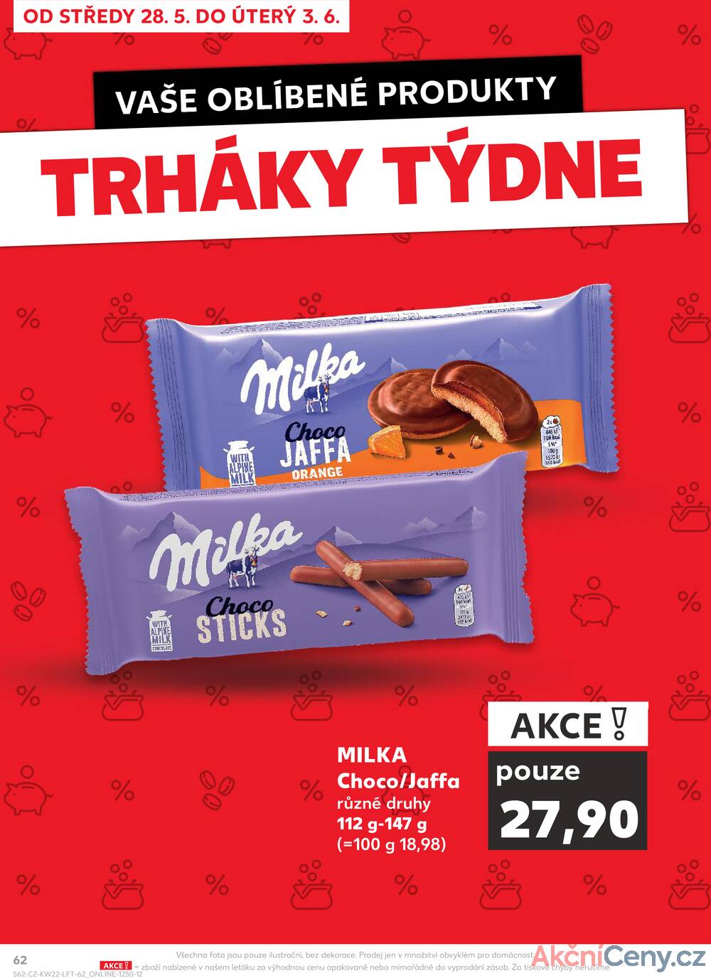 Leták Kaufland - Kaufland 28.5. - 3.6. - Kaufland České Budějovice II - Milady Horákové - strana 62
