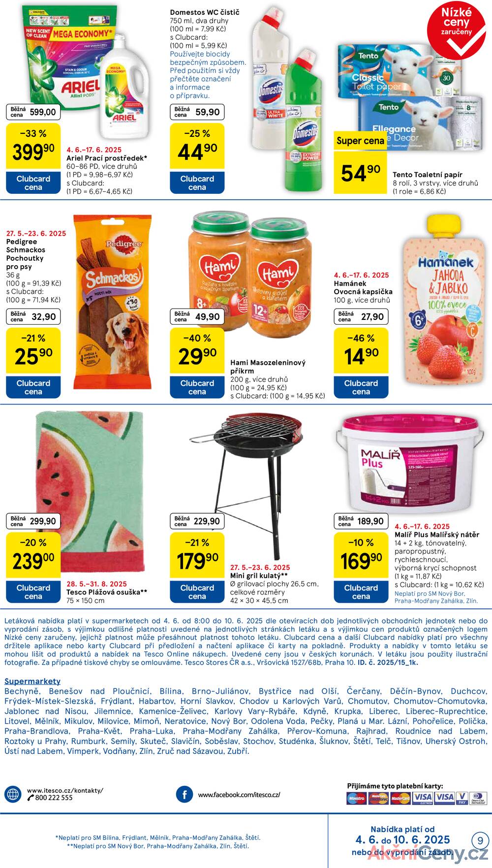 Leták Tesco - Tesco supermarkety od 4.6. do 10.6.2025 - strana 9 Leták Tesco - Tesco supermarkety od 4.6. do 10.6.2025 - strana 9