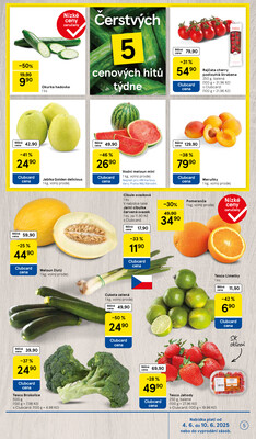 Tesco malé hypermarkety od 4.6. do 10.6.2025