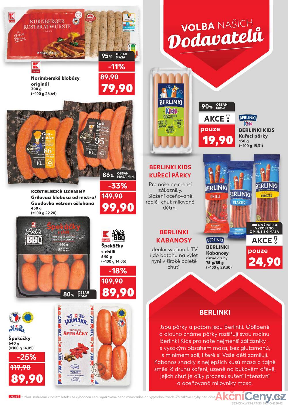 Leták Kaufland - Kaufland 4.6. - 10.6. - Kaufland - Jindřichův Hradec - strana 33