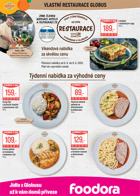 Akční leták Globus 4.6. - 10.6.2025 - Globus Praha - Centrum Černý Most