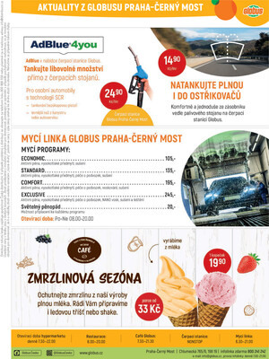 Akční leták Globus 4.6. - 10.6.2025 - Globus Praha - Centrum Černý Most
