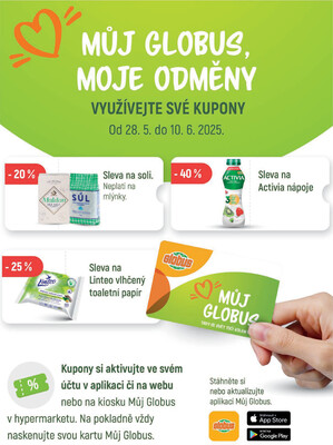 Akční leták Globus 4.6. - 10.6.2025 - Globus Praha - Centrum Černý Most