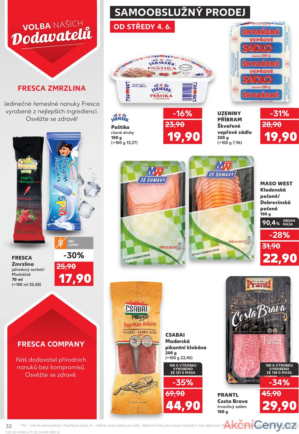 Leták Kaufland - Kaufland 4.6. - 10.6. - Kaufland Praha-Barrandov - strana 32
