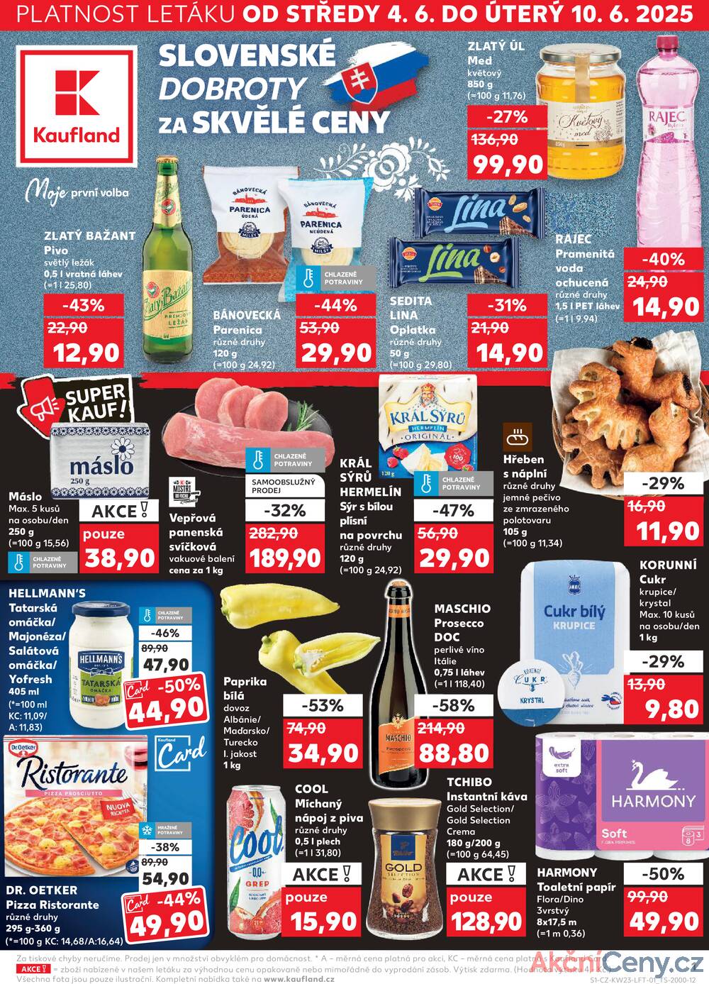 Leták Kaufland - Kaufland 4.6. - 10.6. - Kaufland - Valašské Meziříčí - strana 1
