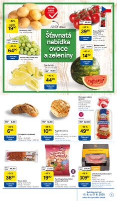 Tesco supermarkety od 11.6. do 17.6.2025