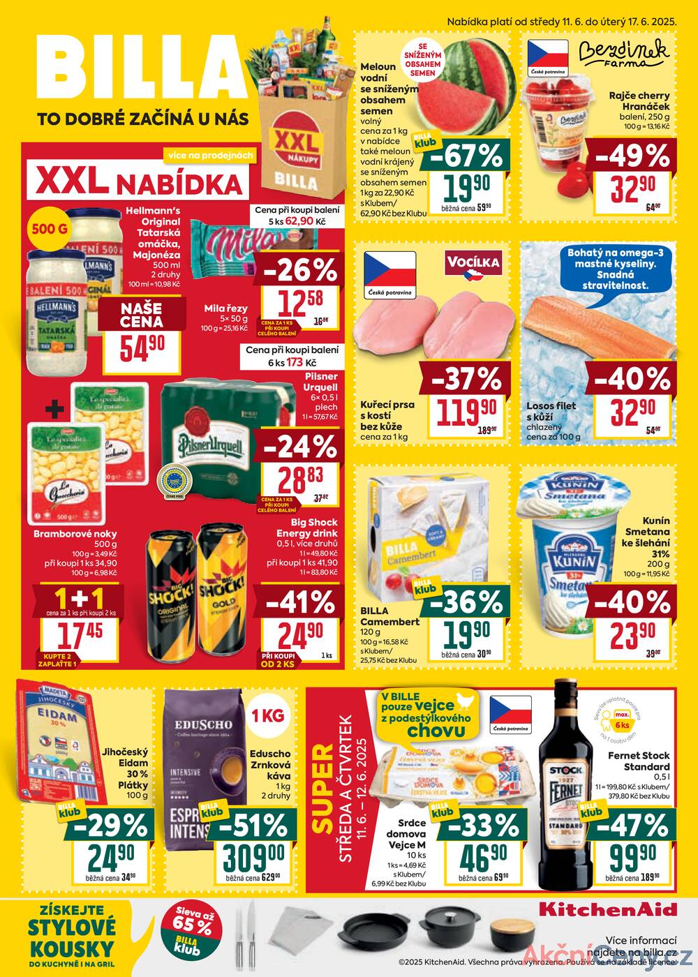 Leták Billa - Billa malý leták od 11.6. do 17.6.2025 - strana 1 Leták Billa - Billa malý leták od 11.6. do 17.6.2025 - strana 1