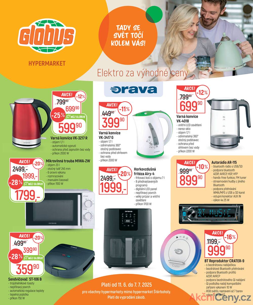 Leták Globus - Akční leták Globus 11.6. - 7.7.2025 - Globus Havířov - strana 1