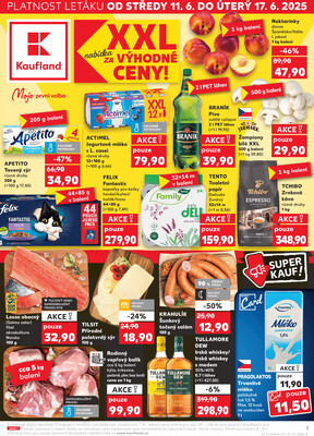 Leták Kaufland 11.6. - 17.6. - Kaufland - Hodonín (Konečná)