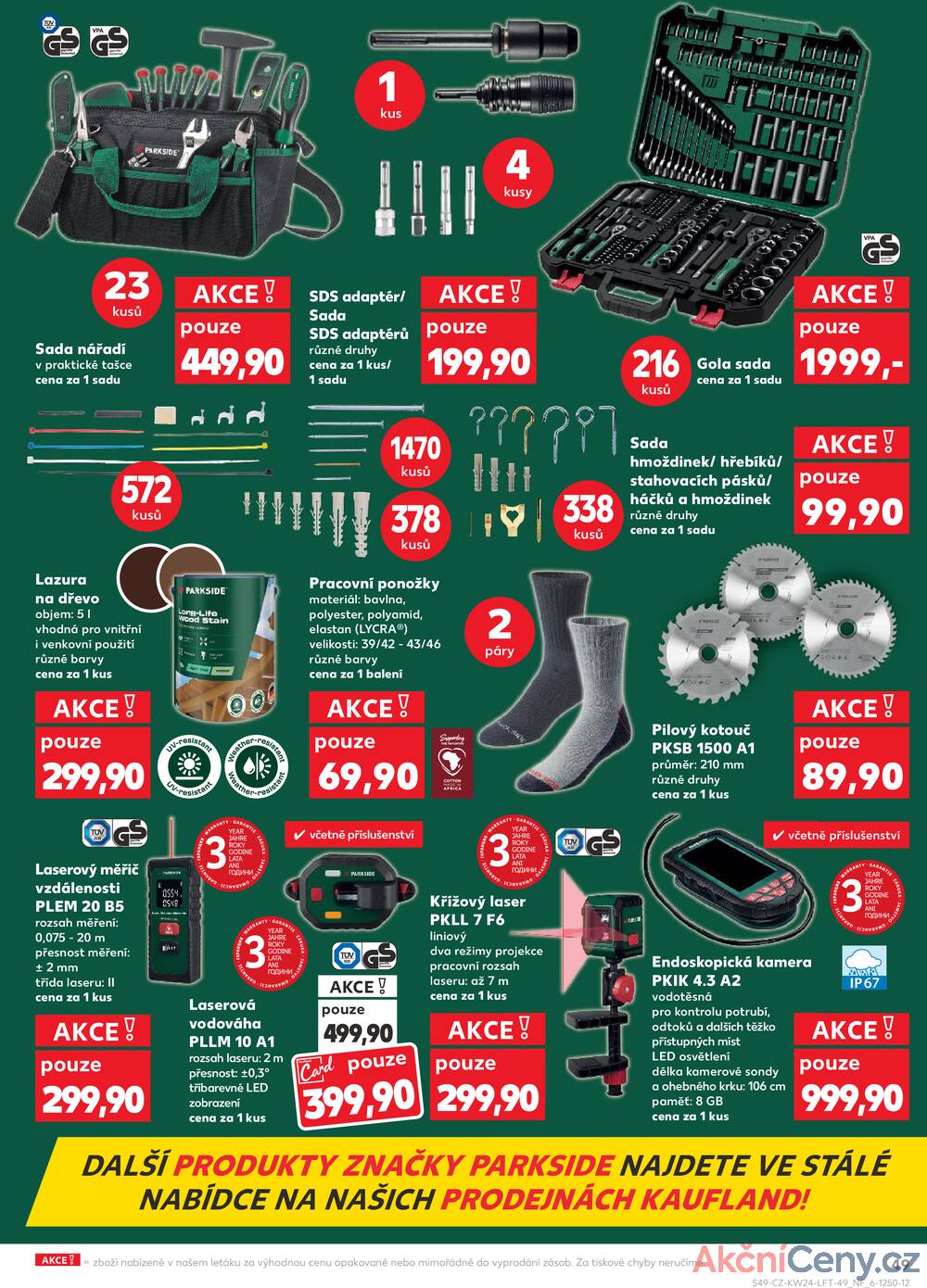 Leták Kaufland - Kaufland 11.6. - 17.6. - Kaufland - Praha - Horní Měcholupy - strana 49
