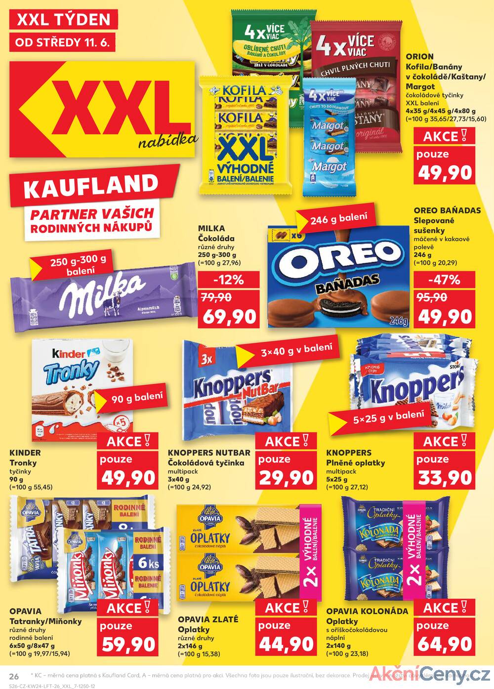 Leták Kaufland - Kaufland 11.6. - 17.6. - Kaufland - Praha 8 (Libeň) - strana 26