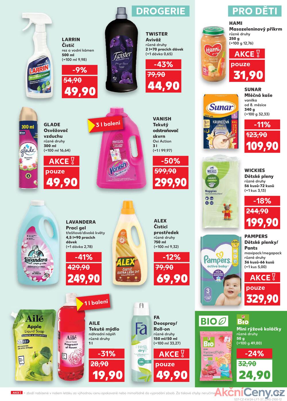 Leták Kaufland - Kaufland 11.6. - 17.6. - Kaufland - Plzeň (Sukova) - strana 37