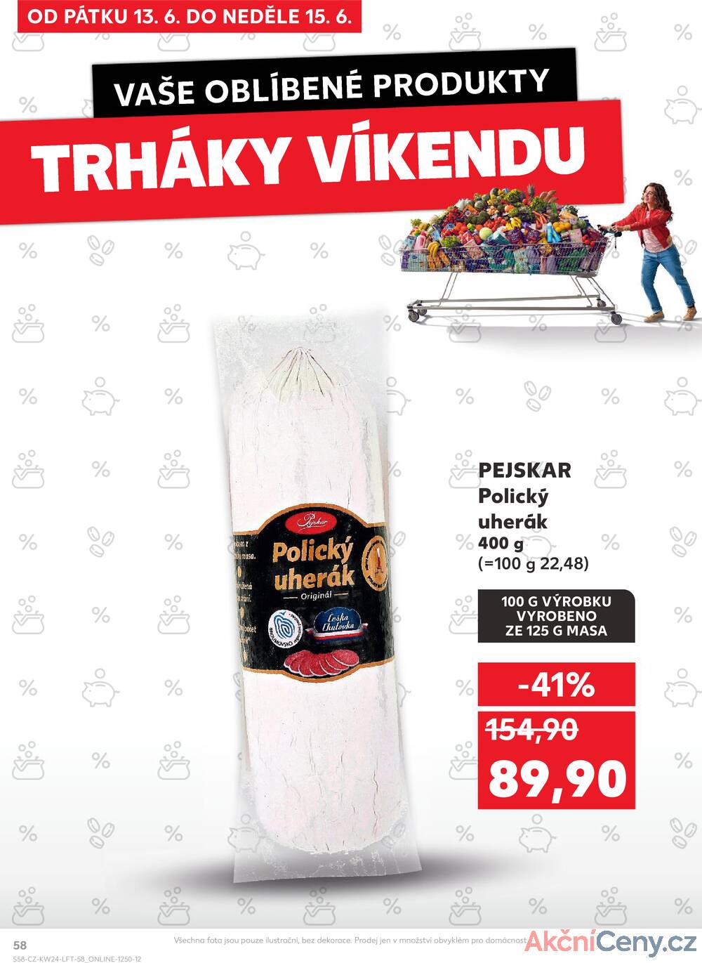 Leták Kaufland - Kaufland 11.6. - 17.6. - Kaufland - Ústí nad Labem (Okružní) - strana 58