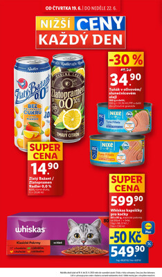 Lidl Čtvrtek od 19.6. do 22.6.2025
