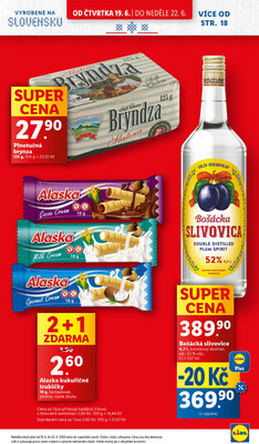 Lidl Čtvrtek od 19.6. do 22.6.2025