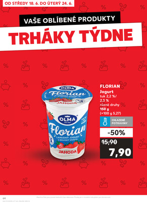 Kaufland 18.6. - 24.6. - Kaufland - Lovosice (Siřejovická)