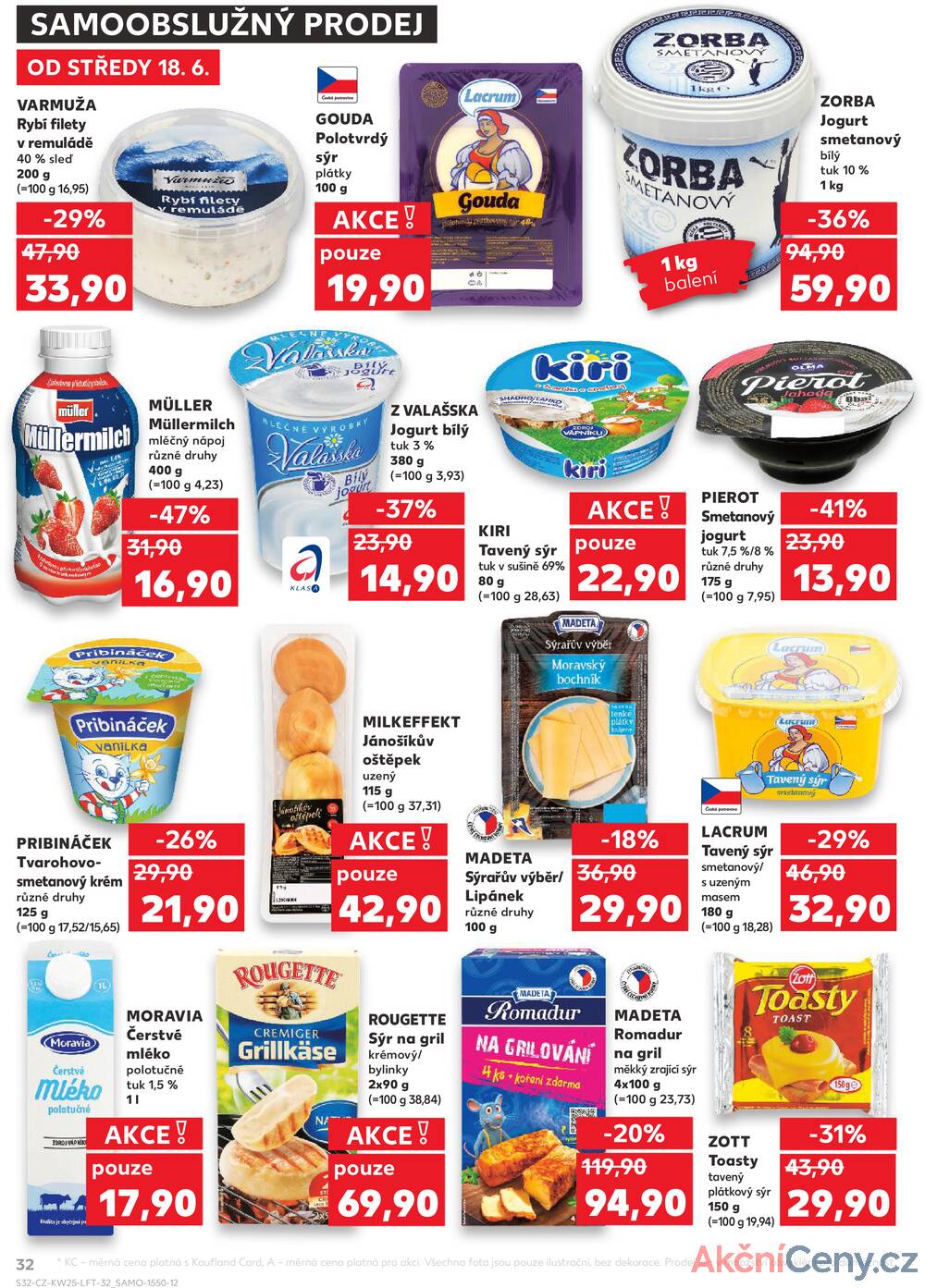 Leták Kaufland - Kaufland 18.6. - 24.6. - Kaufland - Zlín ( OC Čepkov) - strana 32