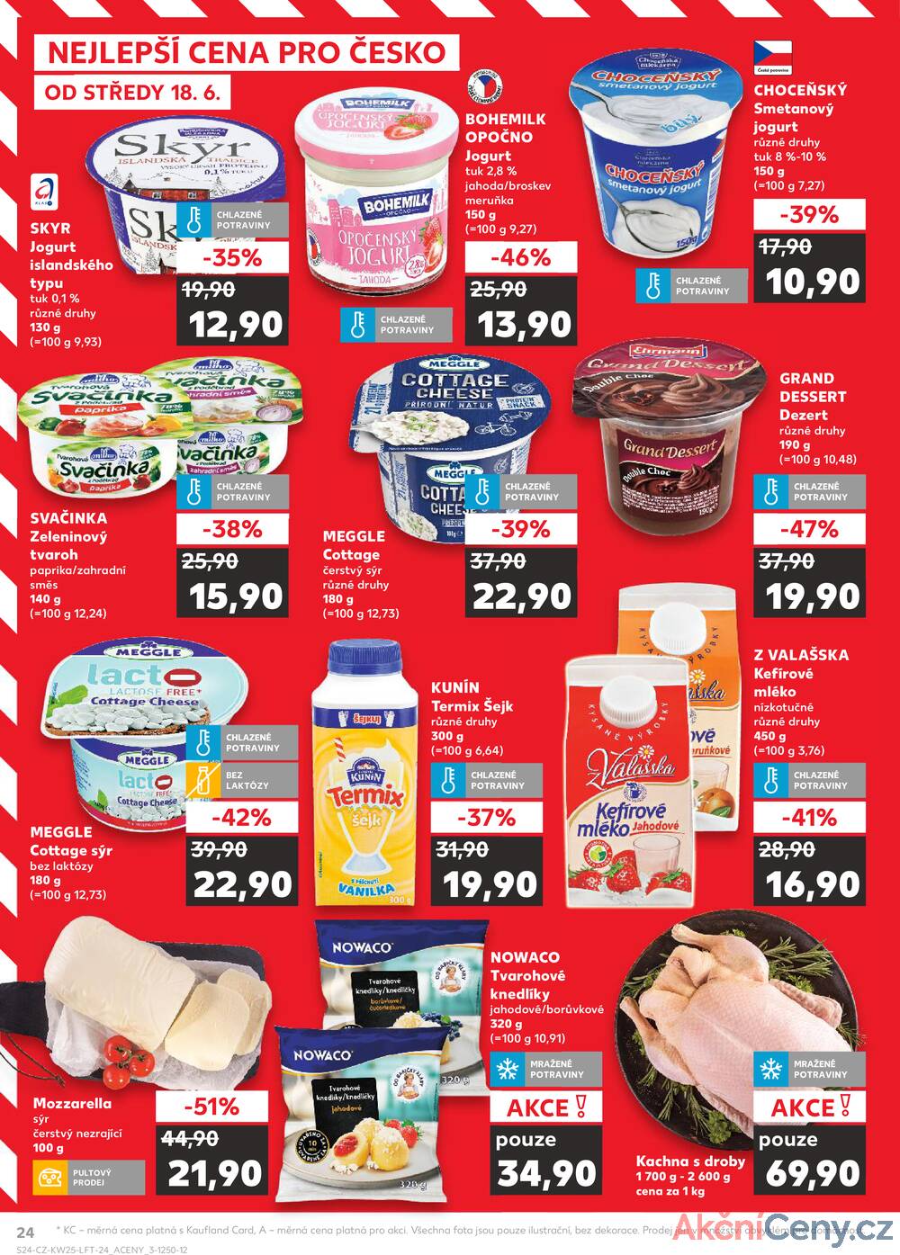Leták Kaufland - Kaufland 18.6. - 24.6. - Kaufland - Praha 3 (Jarov) - strana 24