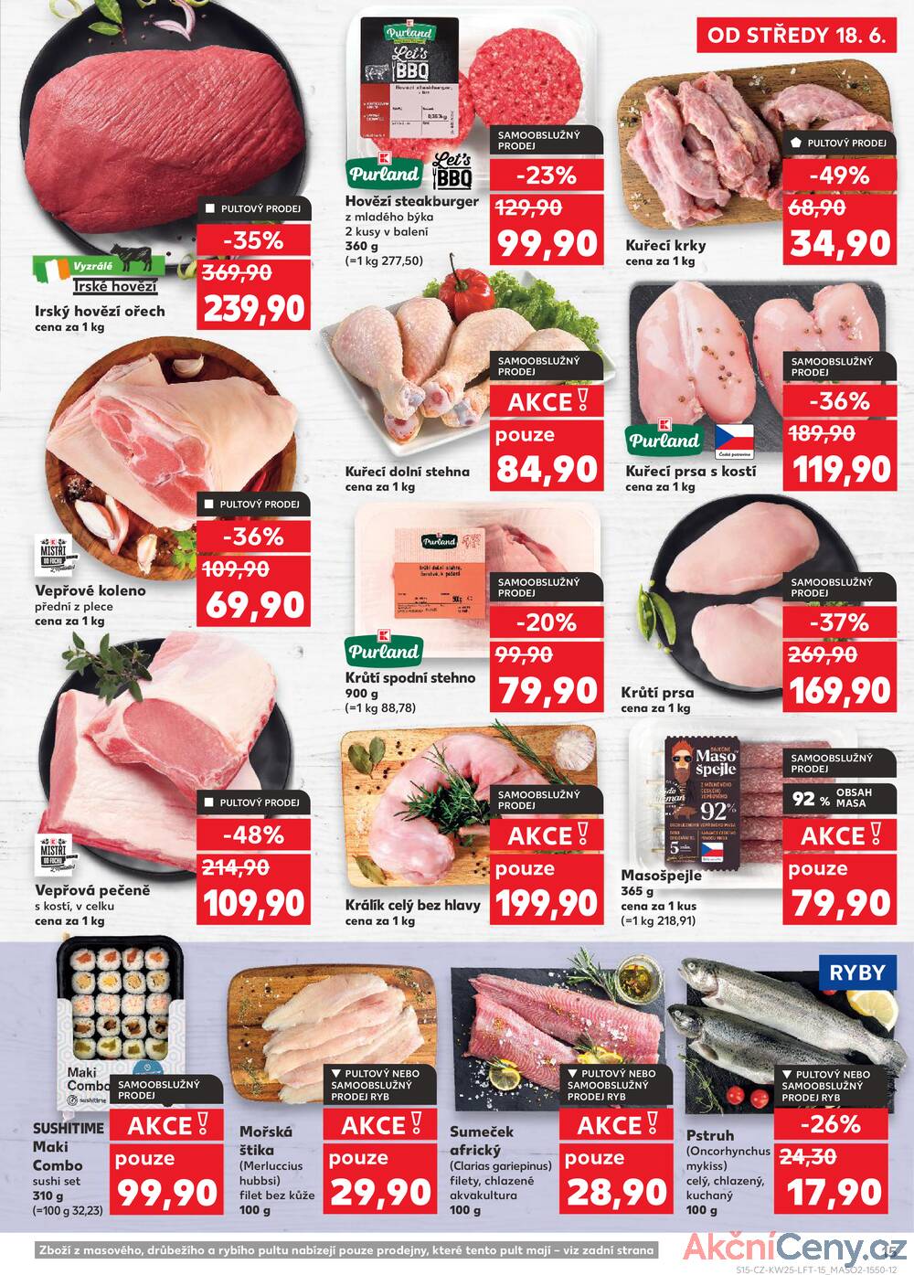 Leták Kaufland - Kaufland 18.6. - 24.6. - Kaufland - Praha 4 (Michle) - strana 15