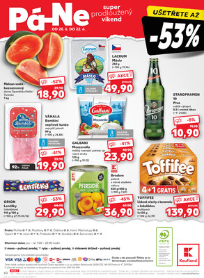 Kaufland 18.6. - 24.6. - Kaufland - Praha 4 (Michle)