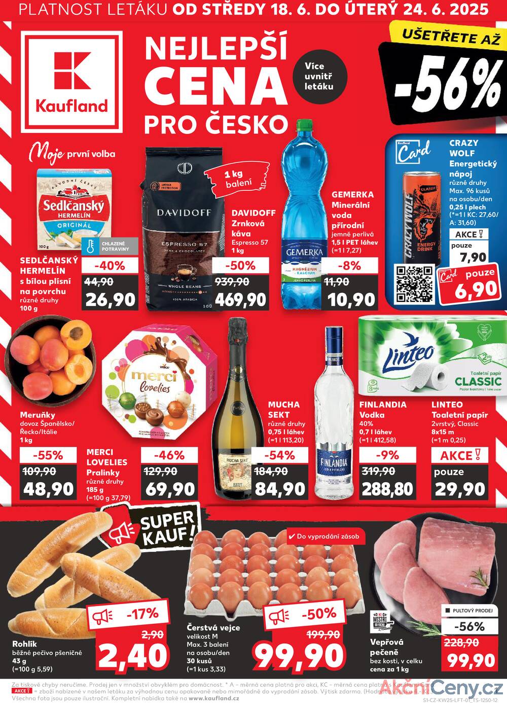 Leták Kaufland - Kaufland 18.6. - 24.6. - Kaufland - Slaný - strana 1