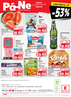 Kaufland 18.6. - 24.6. - Kaufland - Brno - Ponava
