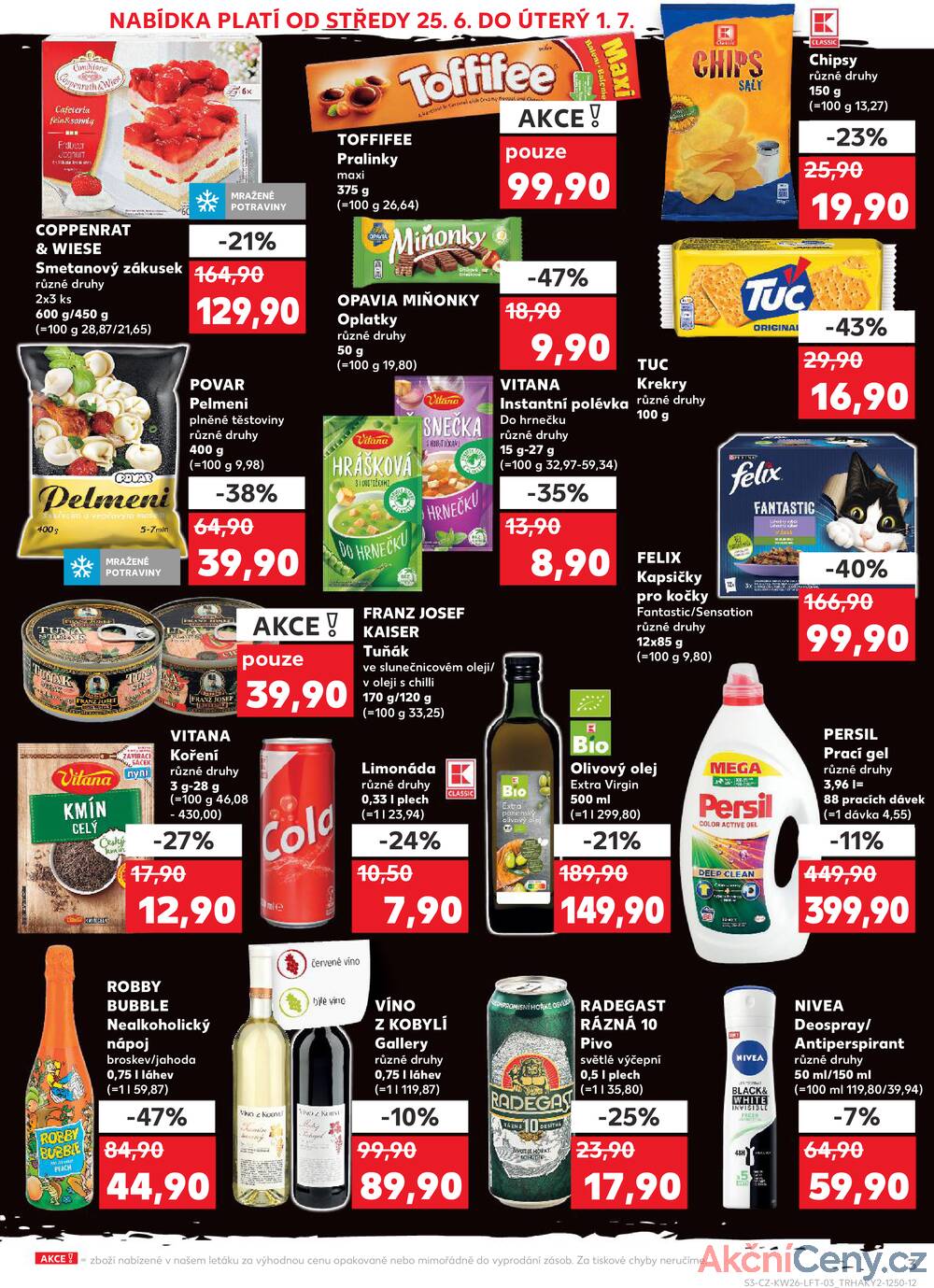Leták Kaufland - Kaufland 25.6. - 1.7. - Kaufland - Děčín - strana 3