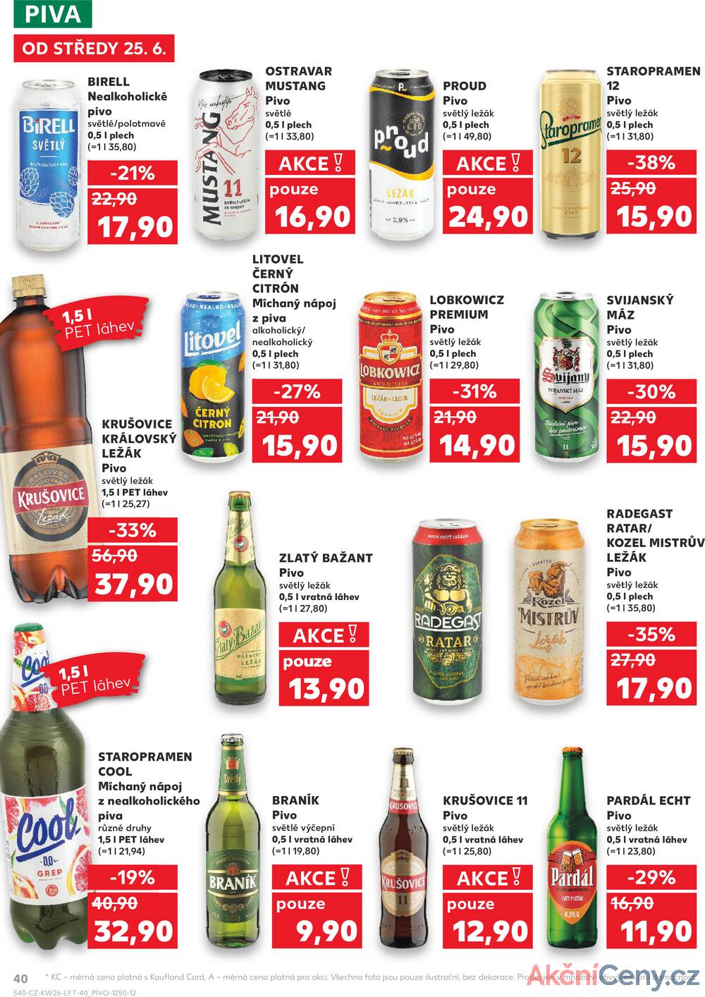 Leták Kaufland - Kaufland 25.6. - 1.7. - Kaufland - Děčín - strana 40