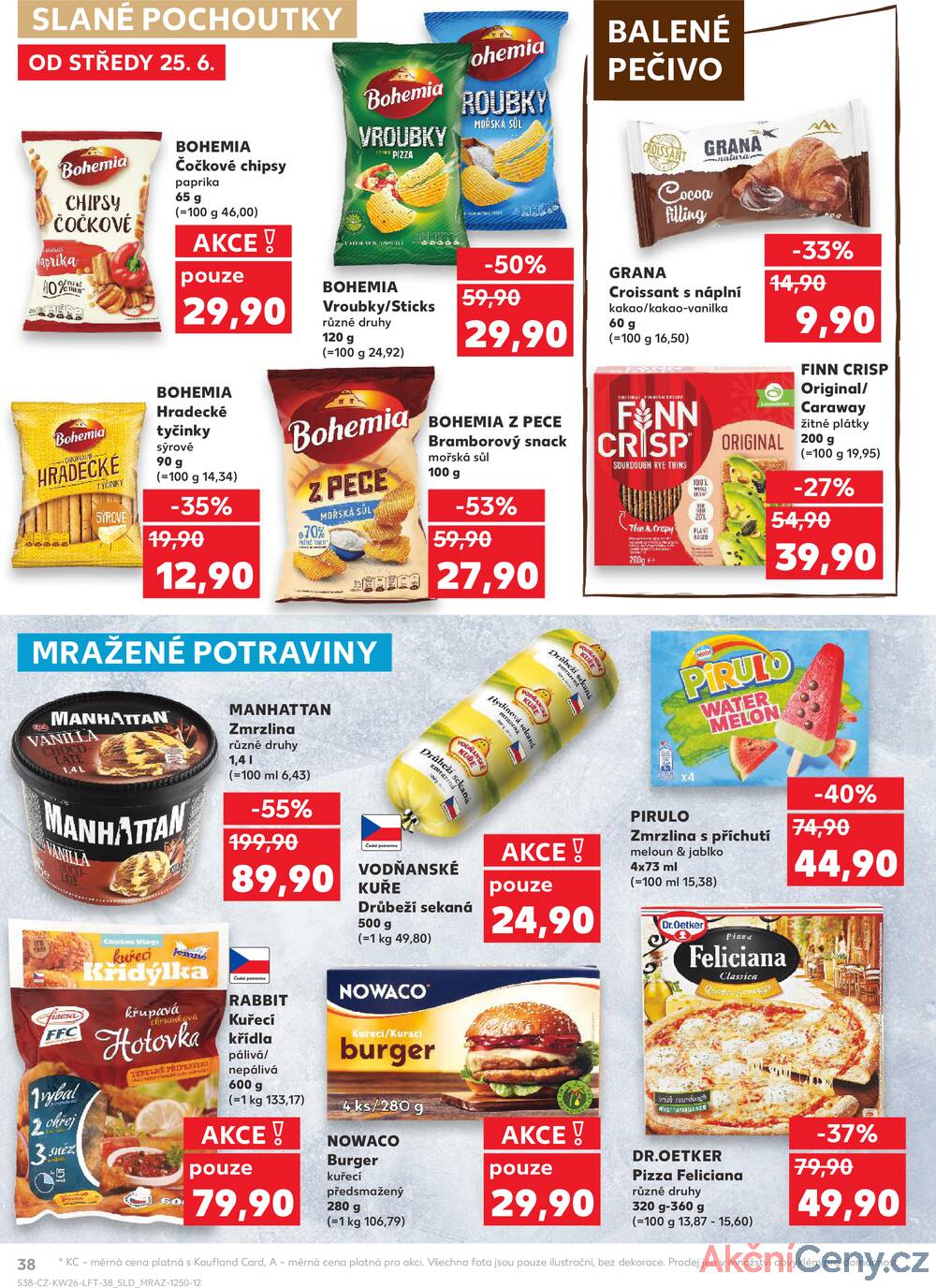 Leták Kaufland - Kaufland 25.6. - 1.7. - Kaufland Praha-Barrandov - strana 38