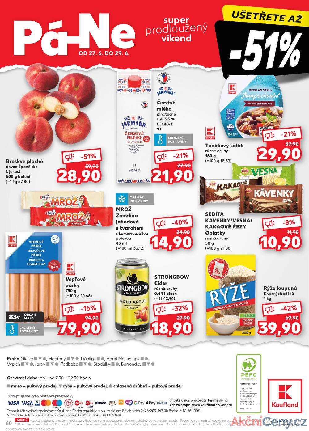 Leták Kaufland - Kaufland 25.6. - 1.7. - Kaufland - Praha 12 (Modřany) - strana 60