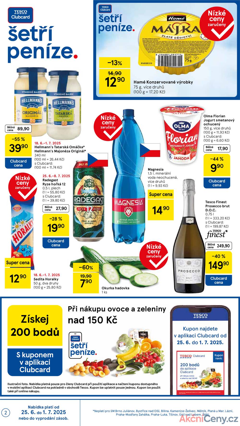 Leták Tesco - Tesco supermarkety od 25.6. do 1.7.2025 - strana 2 Leták Tesco - Tesco supermarkety od 25.6. do 1.7.2025 - strana 2