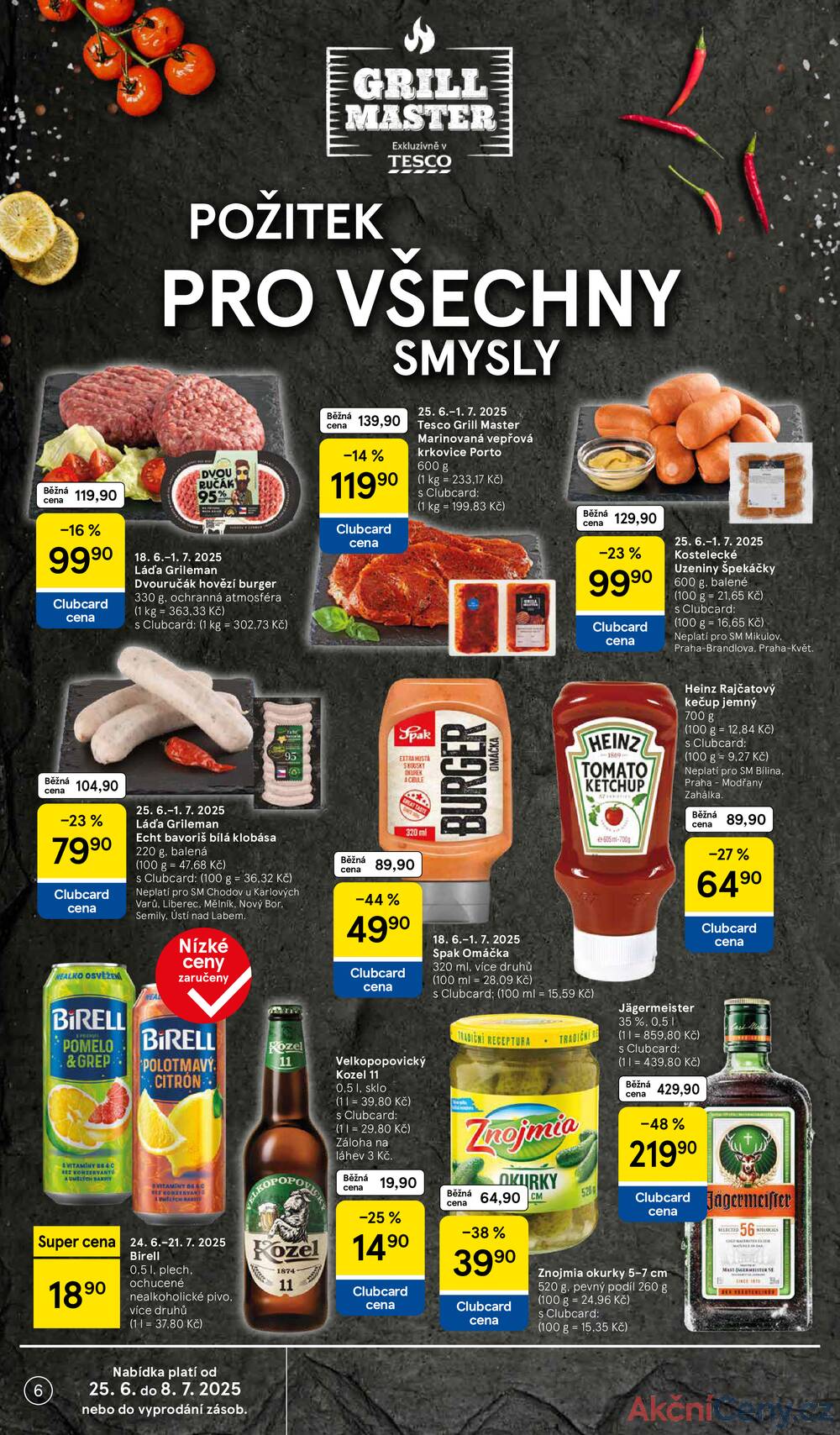Leták Tesco - Tesco supermarkety od 25.6. do 1.7.2025 - strana 6 Leták Tesco - Tesco supermarkety od 25.6. do 1.7.2025 - strana 6