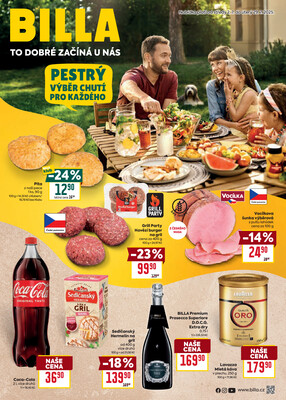 Leták Billa katalog od 2.7. do 29.7.2025