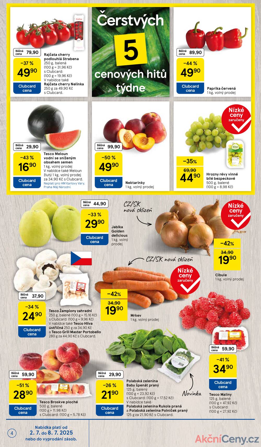 Leták Tesco - Tesco malé hypermarkety od 2.7. do 8.7.2025 - strana 4