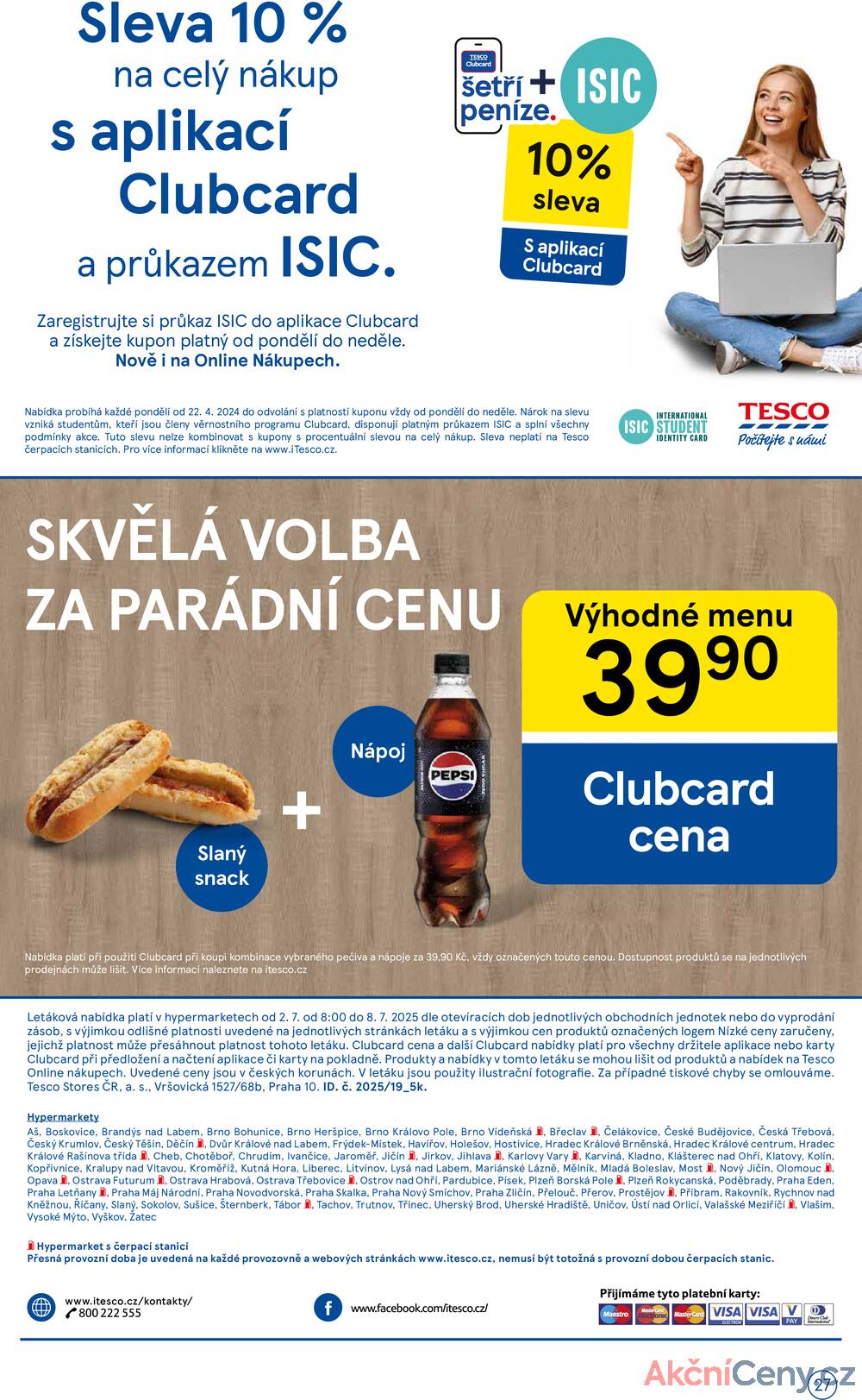 Leták Tesco - Tesco malé hypermarkety od 2.7. do 8.7.2025 - strana 27