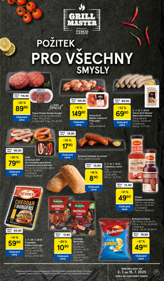Tesco malé hypermarkety od 2.7. do 8.7.2025