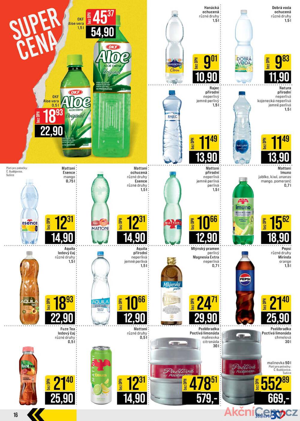 Leták JIP - JIP Cash & Carry České Budějovice, Most, Náchod, Polička, Sušice a Svoboda nad Úpou od 25.6. do 1.7.2025 - strana 16