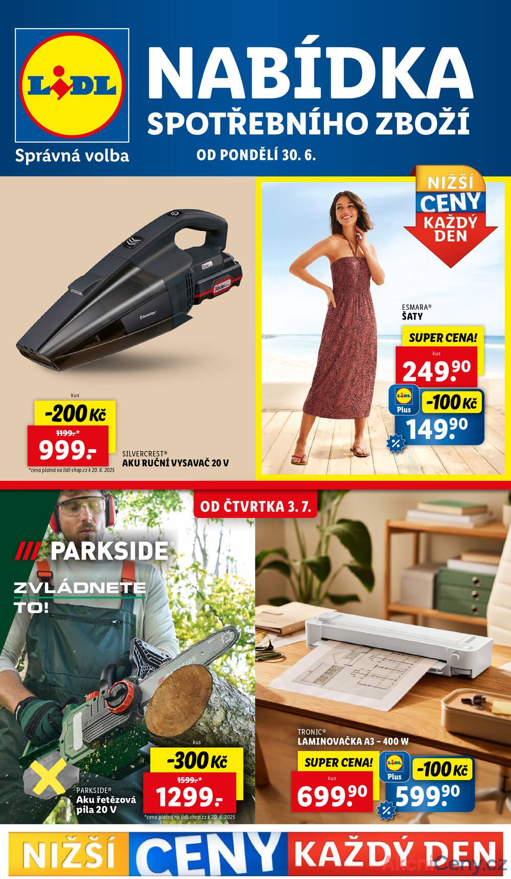 Leták Lidl - Lidl Spotřební zboží 30.6. - 6.7. - strana 1