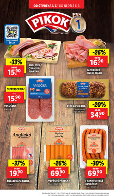 Lidl Čtvrtek od 3.7. do 6.7.2025
