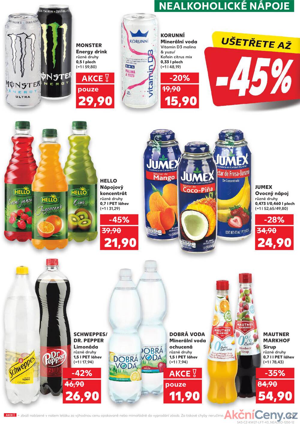 Leták Kaufland - Kaufland 2.7. - 8.7. - Kaufland - Benešov - strana 43