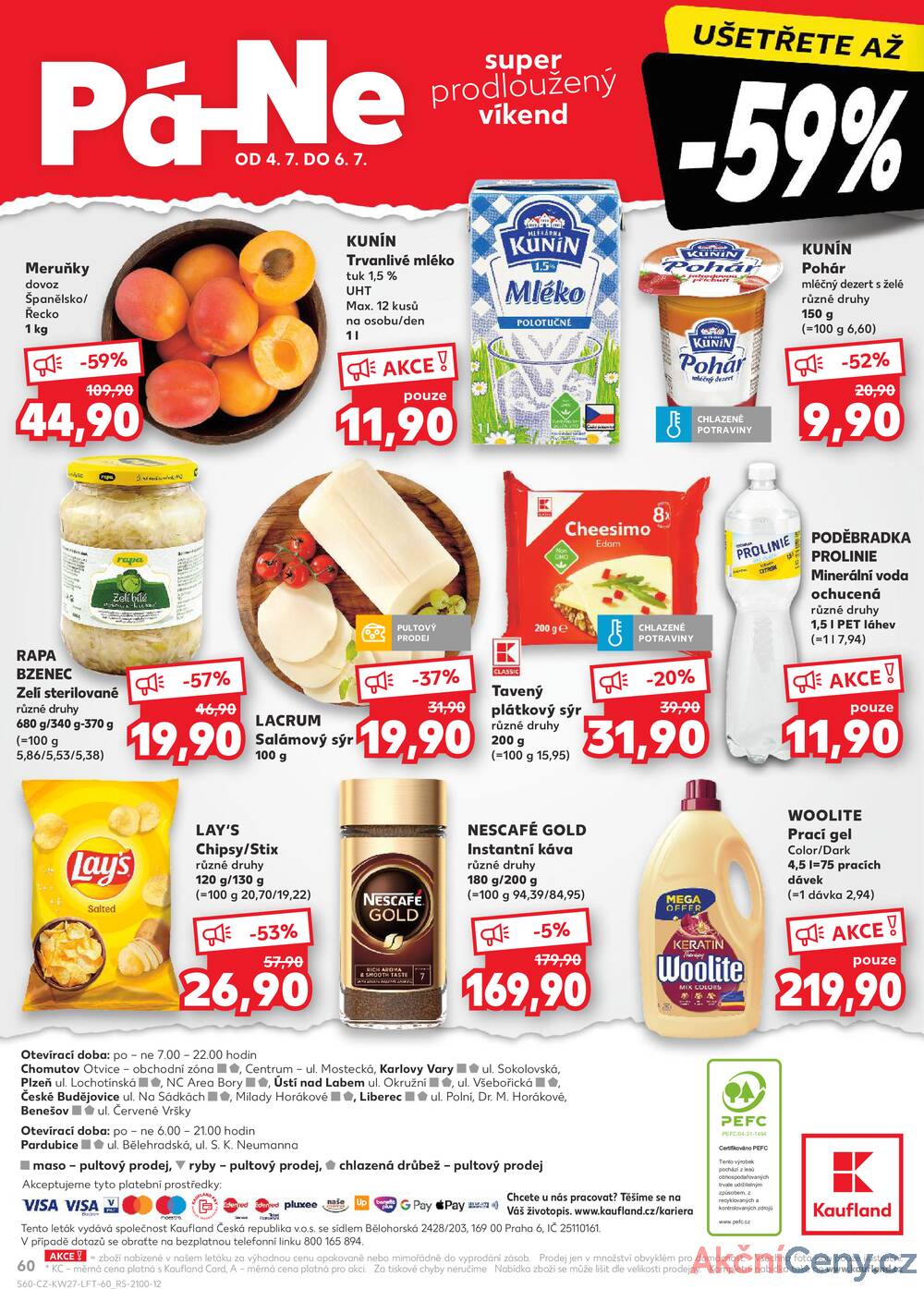 Leták Kaufland - Kaufland 2.7. - 8.7. - Kaufland - Benešov - strana 60