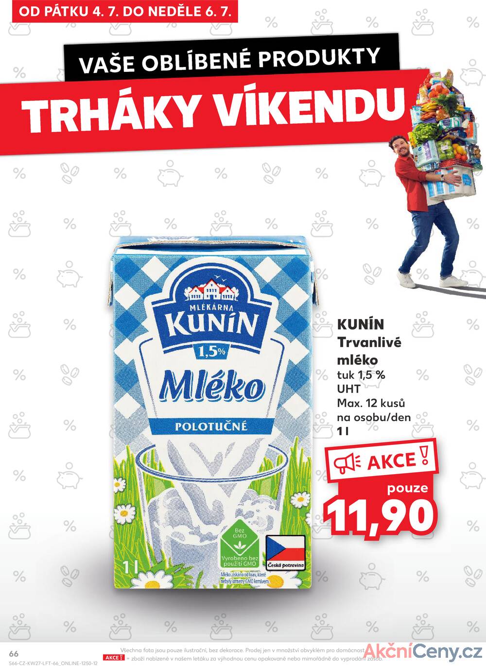 Leták Kaufland - Kaufland 2.7. - 8.7. - Kaufland - Praha 6 (Podbaba) - strana 66