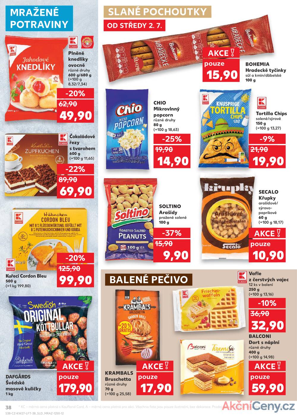 Leták Kaufland - Kaufland 2.7. - 8.7. - Kaufland - Praha 12 (Modřany) - strana 38