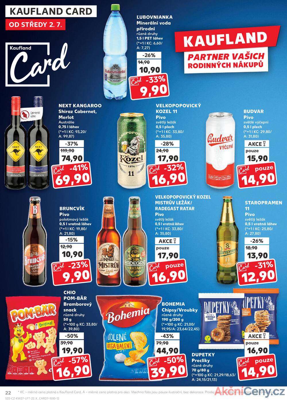 Leták Kaufland - Kaufland 2.7. - 8.7. - Kaufland - Svitavy - strana 22