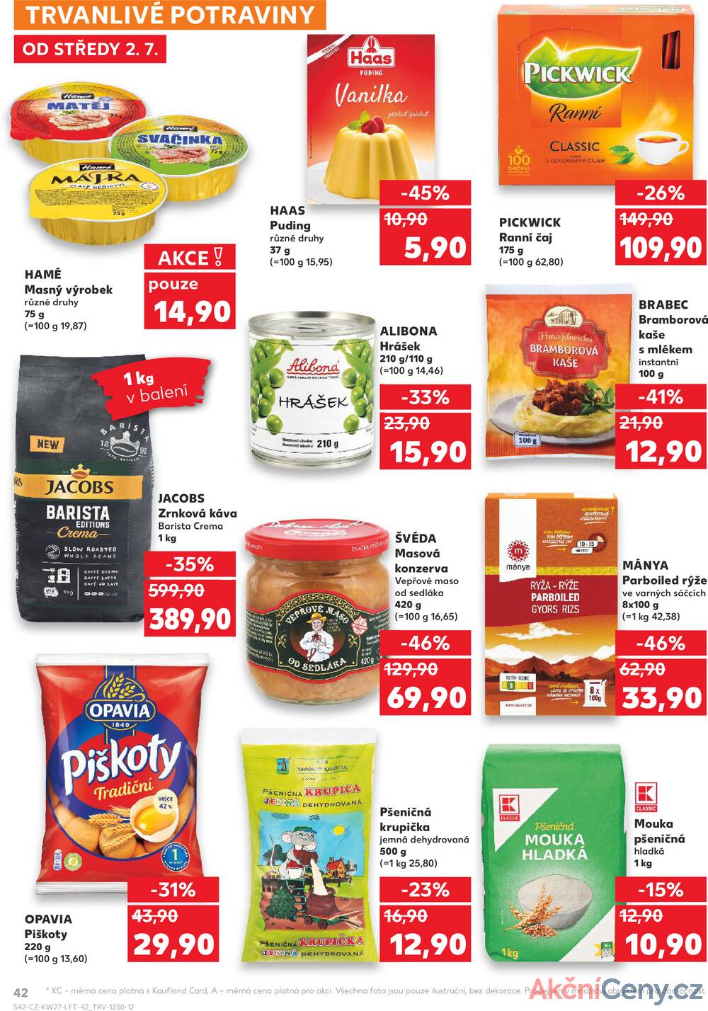 Leták Kaufland - Kaufland 2.7. - 8.7. - Kaufland - Bruntál - strana 42