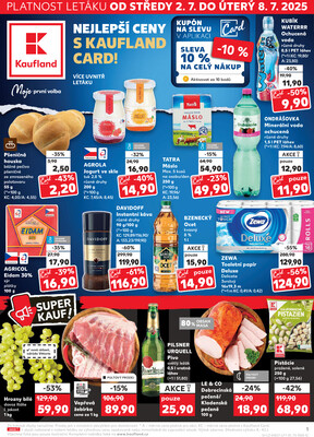 Leták Kaufland 2.7. - 8.7. - Kaufland - Hustopeče (Brněnská)
