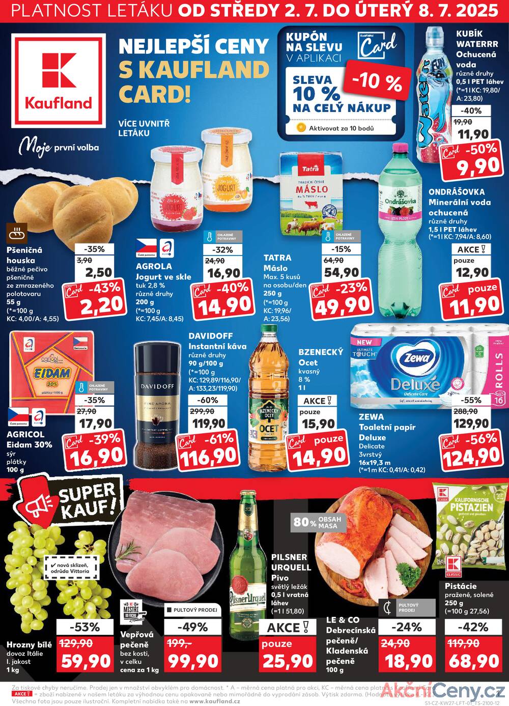Leták Kaufland - Kaufland 2.7. - 8.7. - Kaufland - Ústí nad Labem (Okružní) - strana 1