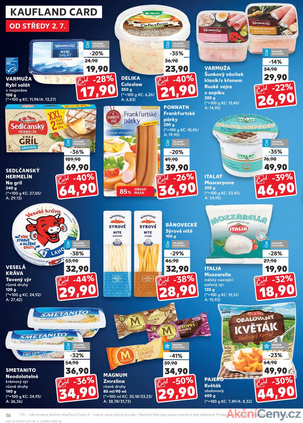 Leták Kaufland - Kaufland 2.7. - 8.7. - Kaufland - Kadaň - strana 16