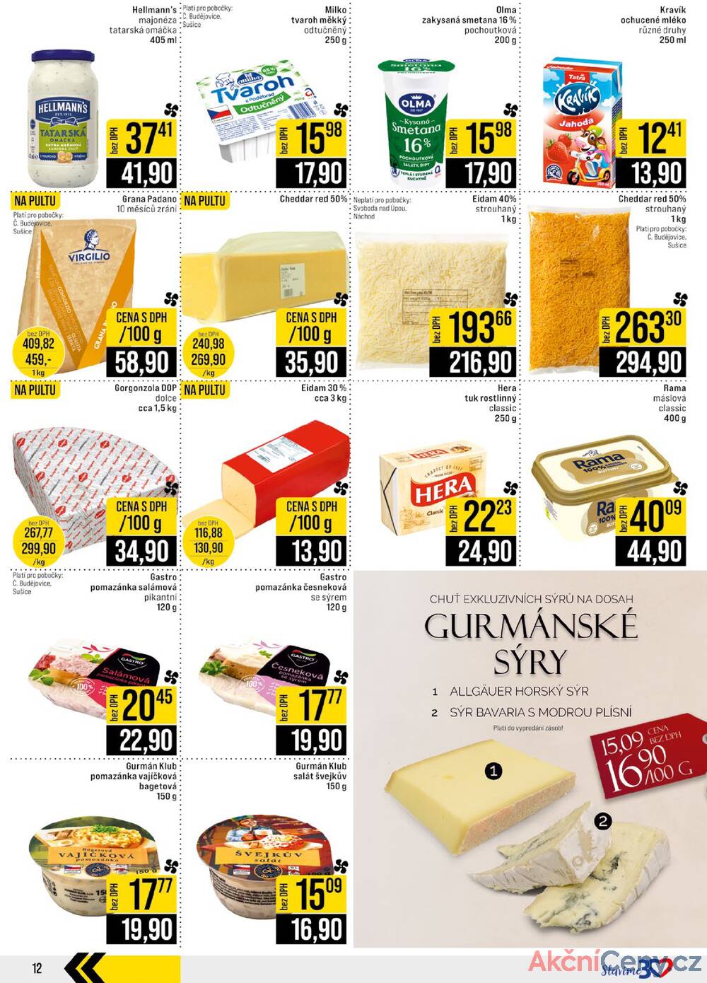 Leták JIP - JIP Cash & Carry České Budějovice, Most, Náchod, Polička, Sušice a Svoboda nad Úpou od 2.7. do 8.7.2025 - strana 12